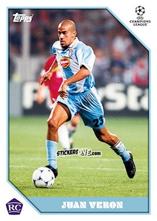 Cromo Juan Veron