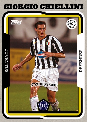 Sticker Giorgio Chiellini - The Lost Rookie Cards 2024-20245 n. 4 - Topps