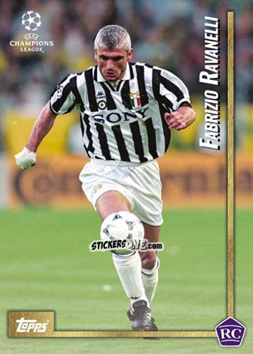 Sticker Fabrizio Ravanelli - The Lost Rookie Cards 2024-20245 n. 13 - Topps