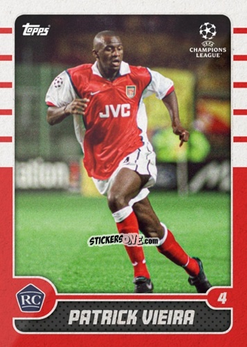 Sticker Patrick Vieira - The Lost Rookie Cards 2024-20245 n. 19 - Topps