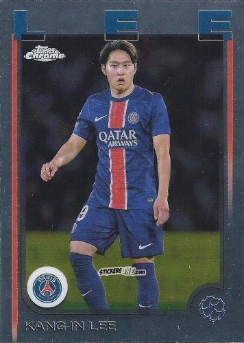 Cromo Kang-in Lee - Chrome Uefa Club Competitions 2024-2025 n. 4 - Topps