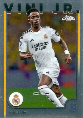 Cromo Vini Jr. - Chrome Uefa Club Competitions 2024-2025 n. 7 - Topps