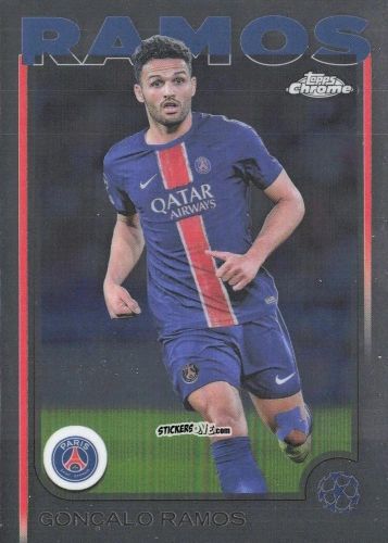 Cromo Goncalo Ramos - Chrome Uefa Club Competitions 2024-2025 n. 31 - Topps