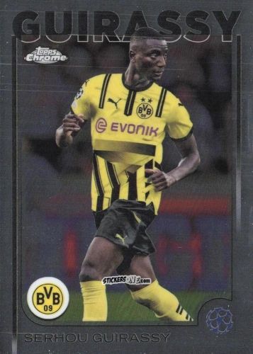 Sticker Serhou Guirassy - Chrome Uefa Club Competitions 2024-2025 n. 51 - Topps