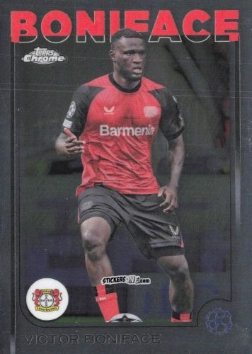 Cromo Victor Boniface - Chrome Uefa Club Competitions 2024-2025 n. 54 - Topps