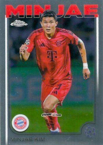 Cromo Kim Min-jae - Chrome Uefa Club Competitions 2024-2025 n. 55 - Topps