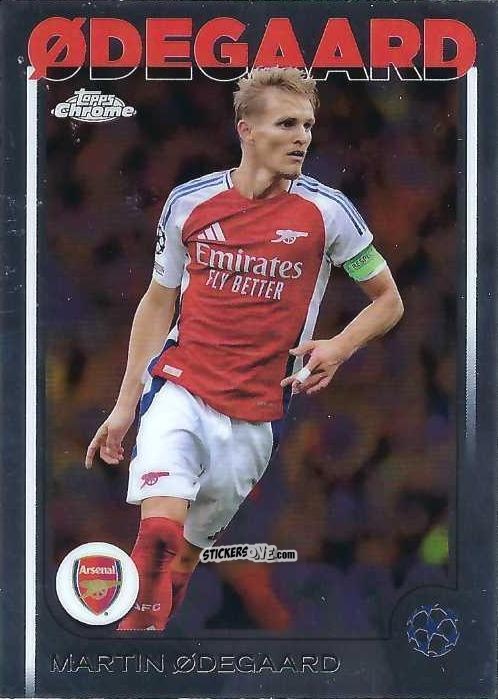 Sticker Martin Odegaard - Chrome Uefa Club Competitions 2024-2025 n. 62 - Topps