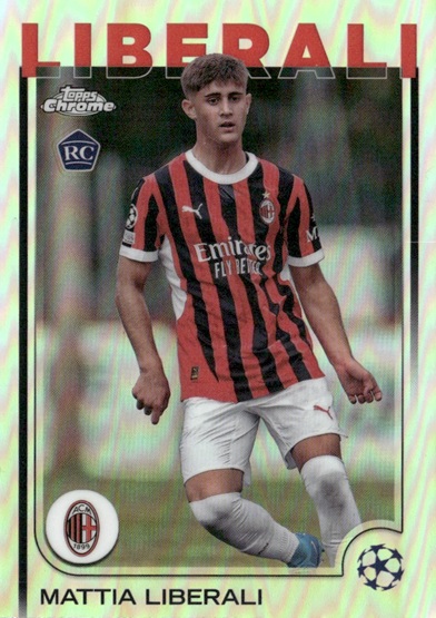 Cromo Mattia Liberali - Chrome UEFA Club Competitions 2024-2025
 n. 82 - Topps