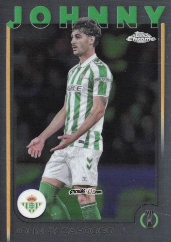 Cromo Johnny Cardoso - Chrome Uefa Club Competitions 2024-2025 n. 84 - Topps