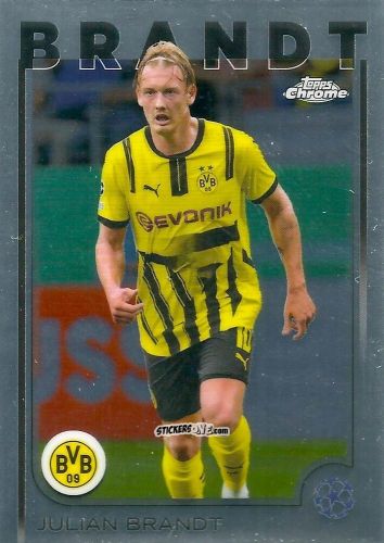 Cromo Julian Brandt - Chrome Uefa Club Competitions 2024-2025 n. 90 - Topps
