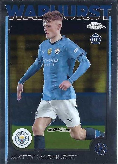 Cromo Matty Warhurst - Chrome Uefa Club Competitions 2024-2025 n. 92 - Topps