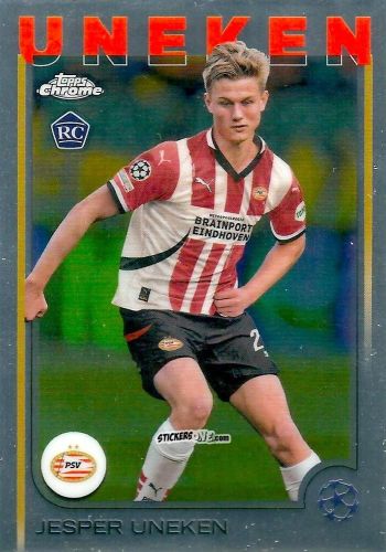 Cromo Jesper Uneken - Chrome Uefa Club Competitions 2024-2025 n. 97 - Topps