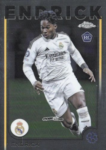 Cromo Endrick - Chrome Uefa Club Competitions 2024-2025 n. 100 - Topps