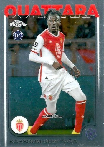 Figurina Kassoum Ouattara - Chrome Uefa Club Competitions 2024-2025 n. 103 - Topps