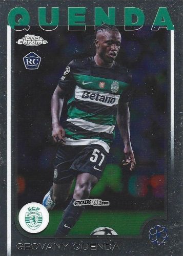 Sticker Geovany Quenda - Chrome Uefa Club Competitions 2024-2025 n. 108 - Topps