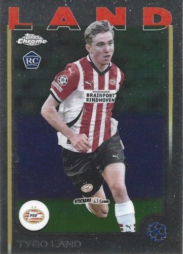 Figurina Tygo Land - Chrome Uefa Club Competitions 2024-2025 n. 120 - Topps