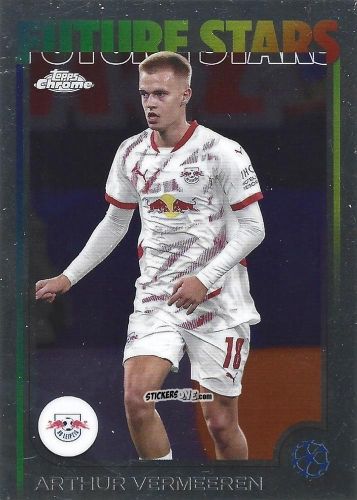 Cromo Arthur Vermeeren - Chrome Uefa Club Competitions 2024-2025 n. 135 - Topps