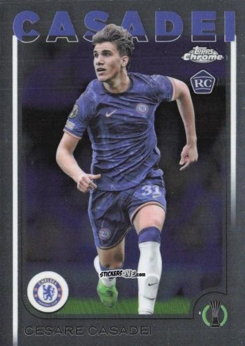 Figurina Cesare Casadei - Chrome Uefa Club Competitions 2024-2025 n. 136 - Topps