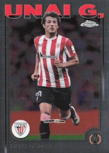 Cromo Unai Gomez - Chrome Uefa Club Competitions 2024-2025 n. 145 - Topps