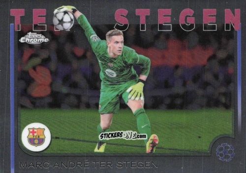 Cromo Marc-Andre ter Stegen - Chrome Uefa Club Competitions 2024-2025 n. 153 - Topps