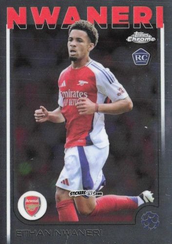 Cromo Ethan Nwaneri - Chrome Uefa Club Competitions 2024-2025 n. 158 - Topps