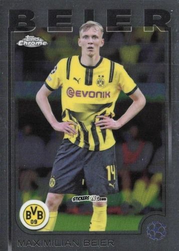 Cromo Maximilian Beier - Chrome Uefa Club Competitions 2024-2025 n. 159 - Topps