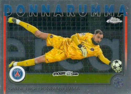 Cromo Gianluigi Donnarumma - Chrome Uefa Club Competitions 2024-2025 n. 163 - Topps