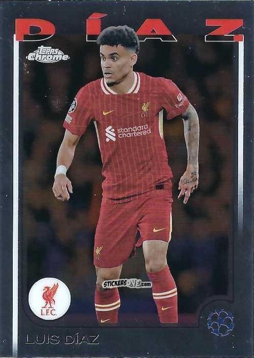 Cromo Luis Diaz - Chrome Uefa Club Competitions 2024-2025 n. 169 - Topps