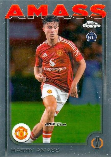 Figurina Harry Amass - Chrome Uefa Club Competitions 2024-2025 n. 179 - Topps