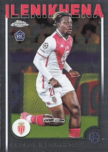 Sticker George Ilenikhena - Chrome Uefa Club Competitions 2024-2025 n. 185 - Topps