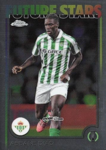 Cromo Assane Diao - Chrome Uefa Club Competitions 2024-2025 n. 188 - Topps