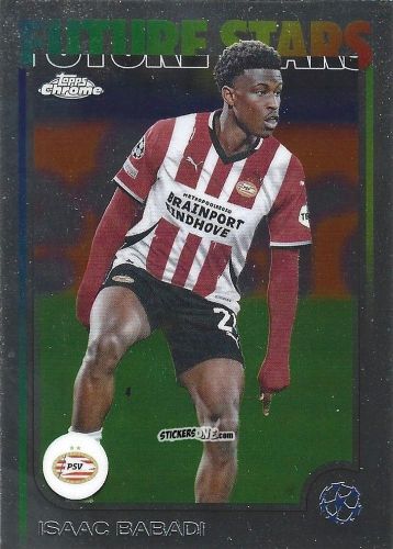 Cromo Isaac Babadi - Chrome Uefa Club Competitions 2024-2025 n. 194 - Topps