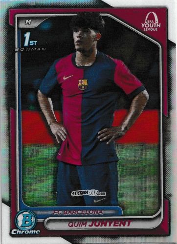 Cromo Quim Junyent - Chrome Uefa Club Competitions 2024-2025 n. BU-QJ - Topps