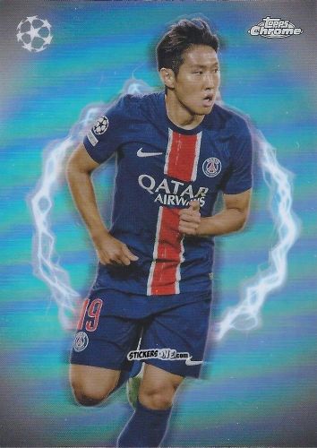 Sticker Kang-in Lee - Chrome Uefa Club Competitions 2024-2025 n. CP-15 - Topps
