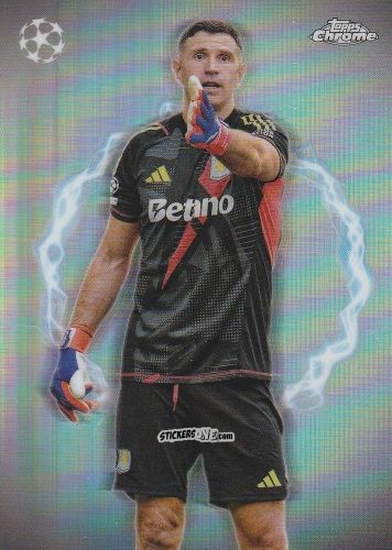 Cromo Emiliano Martinez - Chrome Uefa Club Competitions 2024-2025 n. CP-20 - Topps
