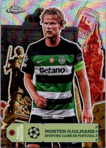 Sticker Morten Hjulmand - Chrome Uefa Club Competitions 2024-2025 n. FD-2 - Topps