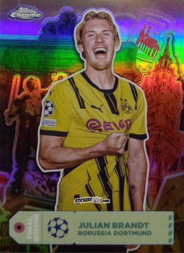 Cromo Julian Brandt - Chrome Uefa Club Competitions 2024-2025 n. FD-10 - Topps