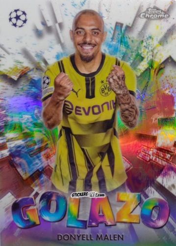 Cromo Donyell Malen - Chrome Uefa Club Competitions 2024-2025 n. GZ-4 - Topps