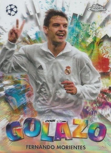 Figurina Fernando Morientes - Chrome Uefa Club Competitions 2024-2025 n. GZ-15 - Topps