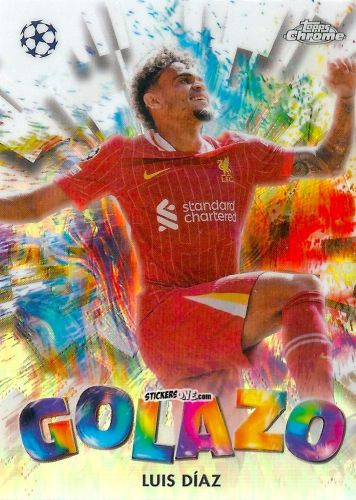 Cromo Luis Diaz - Chrome Uefa Club Competitions 2024-2025 n. GZ-23 - Topps