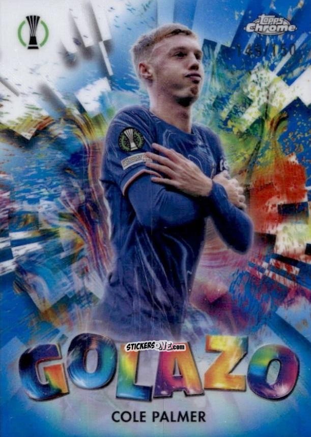 Figurina Cole Palmer - Chrome Uefa Club Competitions 2024-2025 n. GZ-25 - Topps