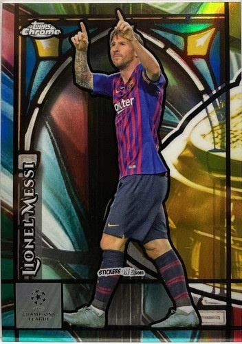 Sticker Lionel Messi - Chrome Uefa Club Competitions 2024-2025 n. G-7 - Topps
