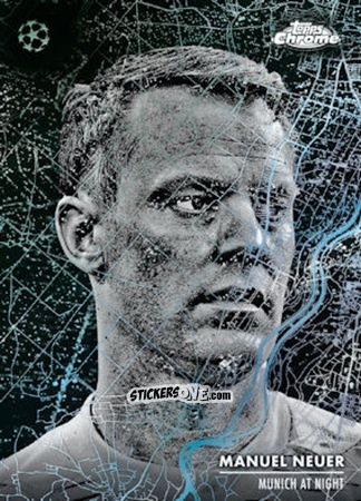 Figurina Manuel Neuer - Chrome Uefa Club Competitions 2024-2025 n. MN-1 - Topps