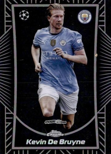 Figurina Kevin De Bruyne - Chrome Uefa Club Competitions 2024-2025 n. SE-1 - Topps