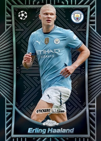 Cromo Erling Haaland - Chrome Uefa Club Competitions 2024-2025 n. SE-10 - Topps