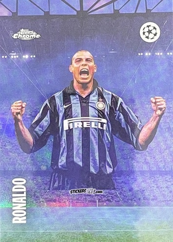 Sticker Ronaldo Luis Nazario - Chrome Uefa Club Competitions 2024-2025 n. TF-9 - Topps