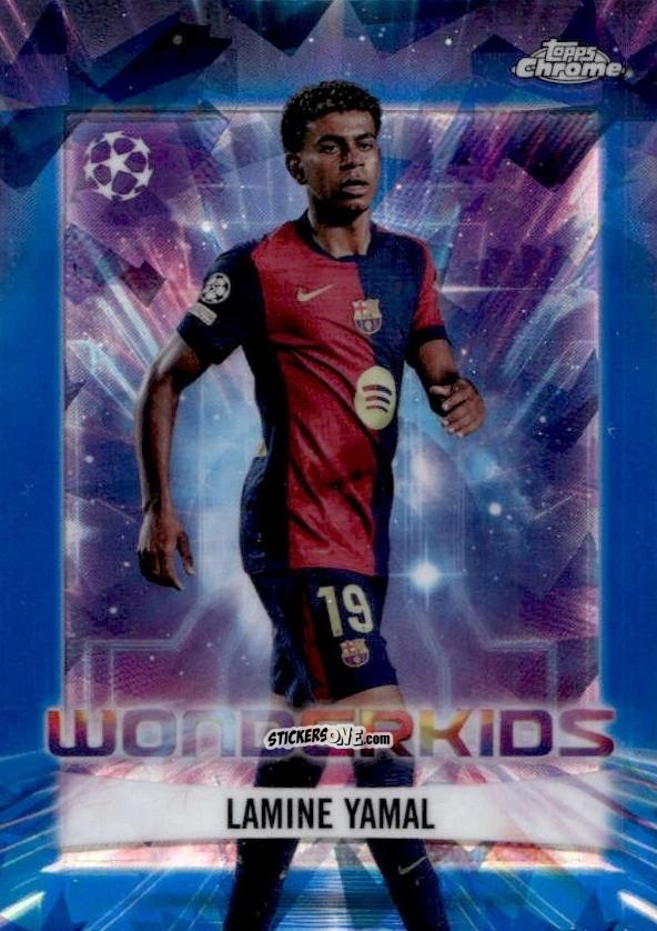 Sticker Lamine Yamal - Chrome Uefa Club Competitions 2024-2025 n. WK-1 - Topps