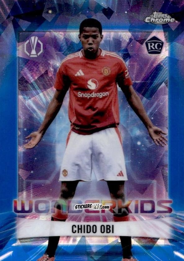 Figurina Chido Obi - Chrome Uefa Club Competitions 2024-2025 n. WK-3 - Topps