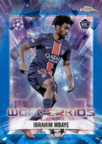 Cromo Ibrahim Mbaye - Chrome Uefa Club Competitions 2024-2025 n. WK-4 - Topps