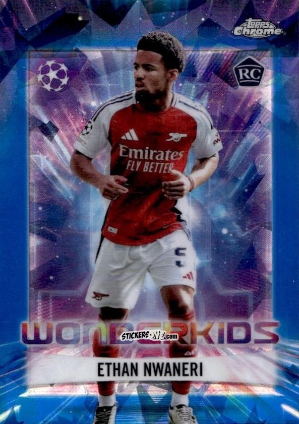 Cromo Etan Nwaneri - Chrome Uefa Club Competitions 2024-2025 n. WK-8 - Topps